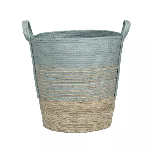 Lot de 3 paniers à linge Seo Bleu vert 2