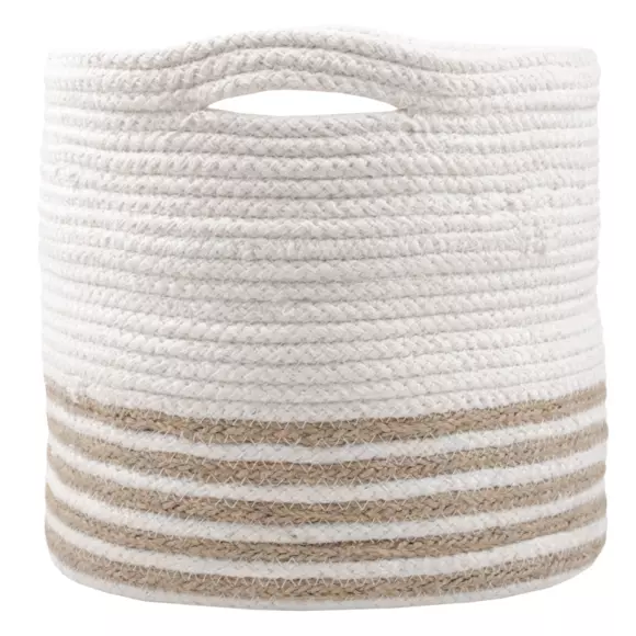 Lot de 3 paniers jute Banao Blanc 3