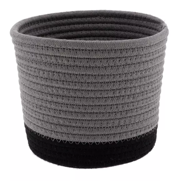 3er Set Körbe Black Line Grau/Schwarz 2