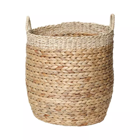 Juego de 3 cestas para ropa sucia Malia Beige 2
