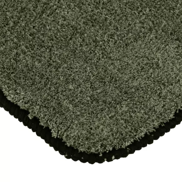 Badmat (120 cm) Black Line Kaki / Zwart