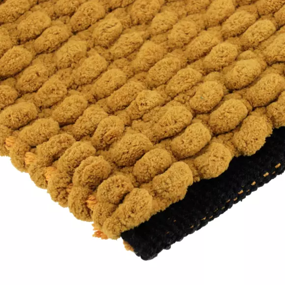 Tapis de bain (120 cm) Black Line Jaune ocre / noir 2