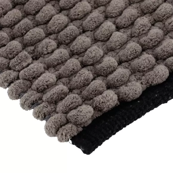 Tapis de bain (120 cm) Black Line Gris / noir 2