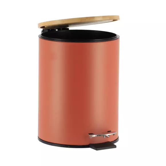 Pattumiera a pedale con freno di caduta Timeless Terracotta 2