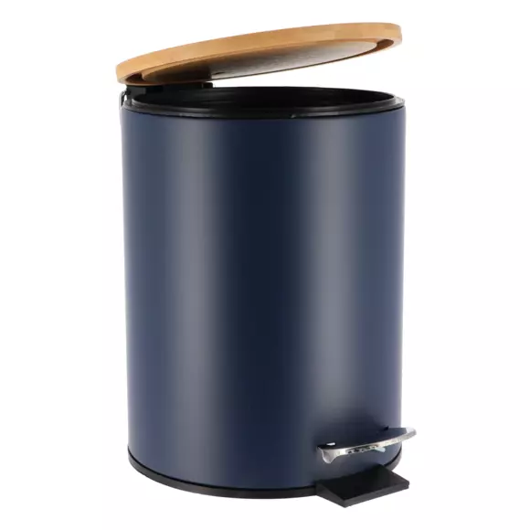Treteimer mit Absenkautomatik  Timeless Blau 2