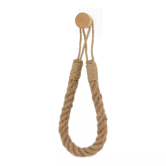 Portarotolo wc adesivo Easy Chic Corda Naturale 2