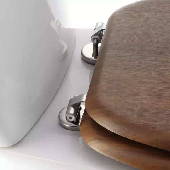 Abattant WC imitation Bois Marron 3