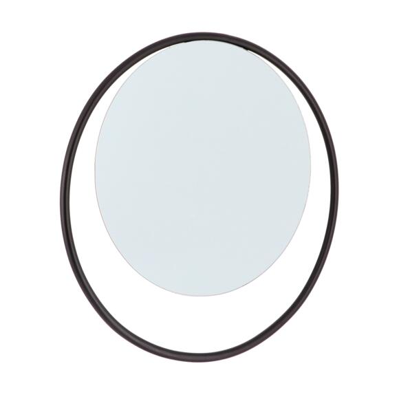 Espejo Redondo círculo (D38 cm) Negro 2