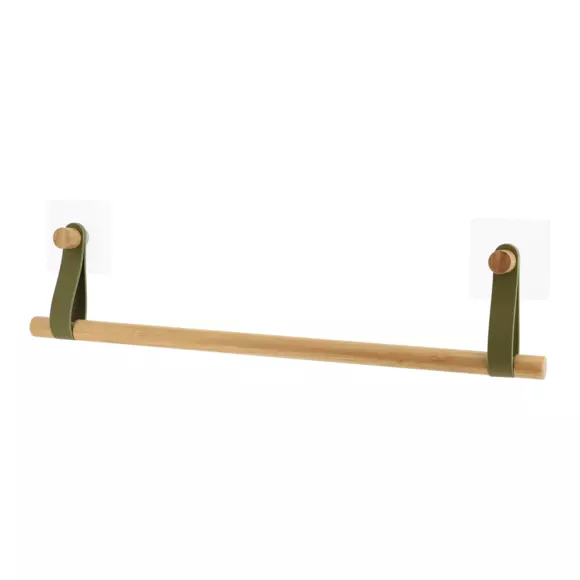Porta asciugamano adesivo 1 sbarra Easy Chic Cachi 2