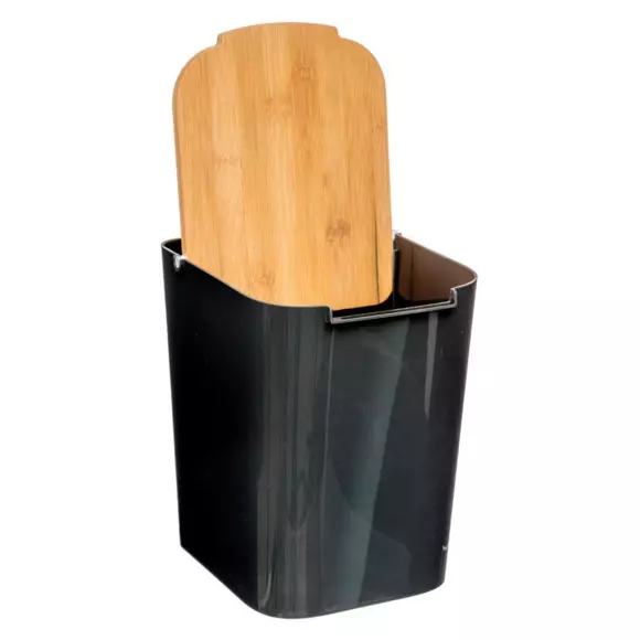 Abfalleimer Baltik Schwarz 2