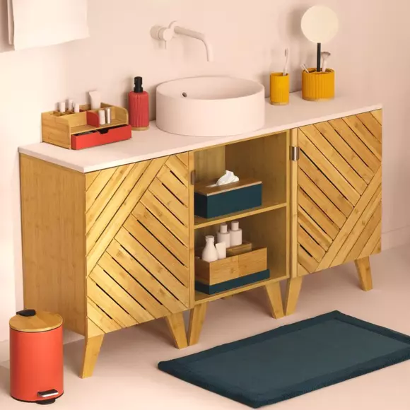 Papiertuchbox Modern Petrolblau 2