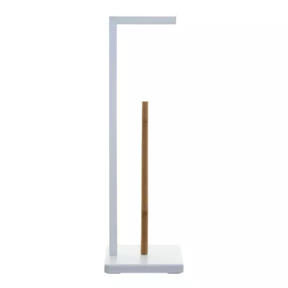 Dérouleur et Réserve papier toilette Natureo Blanc 127