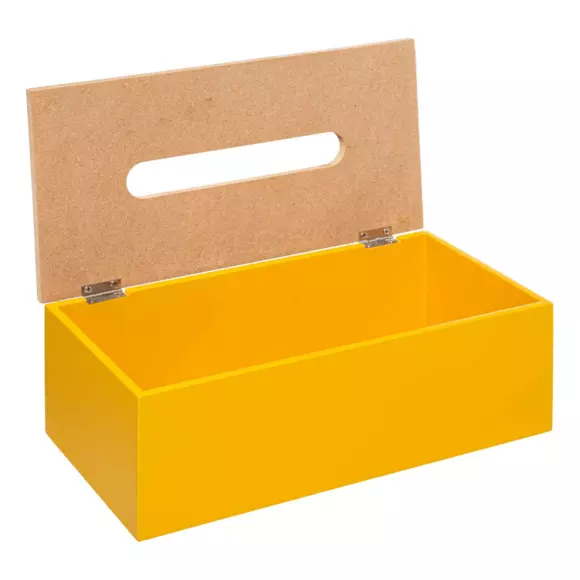 Caja de pañuelos Modern Mostaza 3
