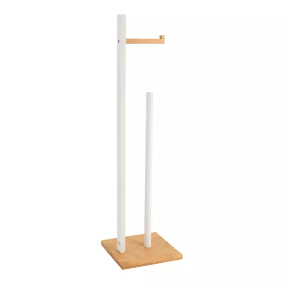 Dérouleur et réserve papier toilettes Bambou Naturel 2
