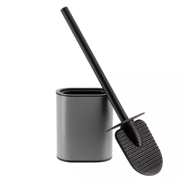 Brosse WC à tête plate Black Line Gris/Noir 3