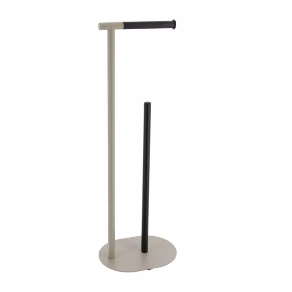 Toiletpapierhouder met reserve Black Line Touw/Zwart