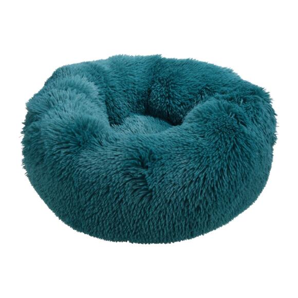 Cuscino rotondo morbido per gatto e cane  Fluffy D55 cm  Smeraldo 2