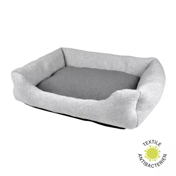 Panier rectangle pour chat et chien Graphène L70 cm Gris 3