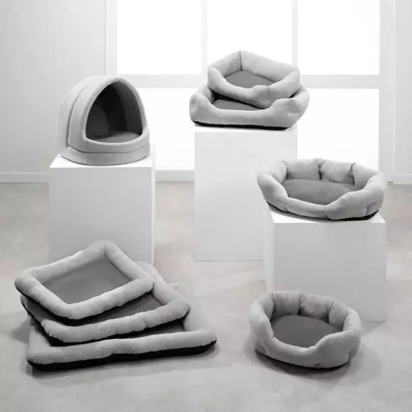 Cesta ovalada de grafeno L60 cm Gris 2