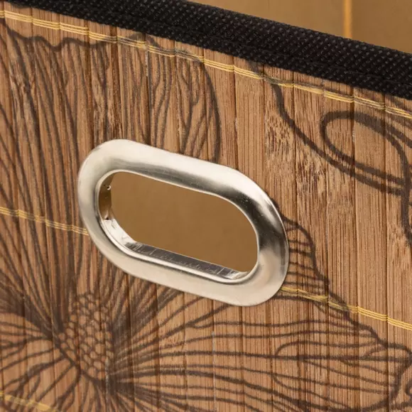 Cesta  de almacenamiento (31 x 31 cm) Blackflora Madera 3