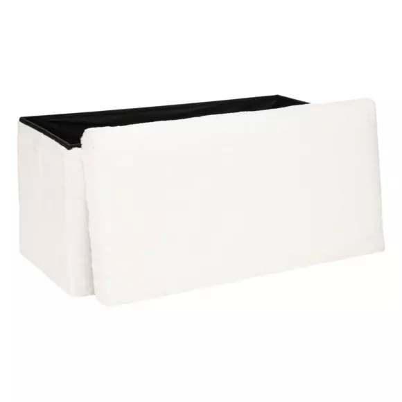 Pouf pliant double Ezzio Blanc 2