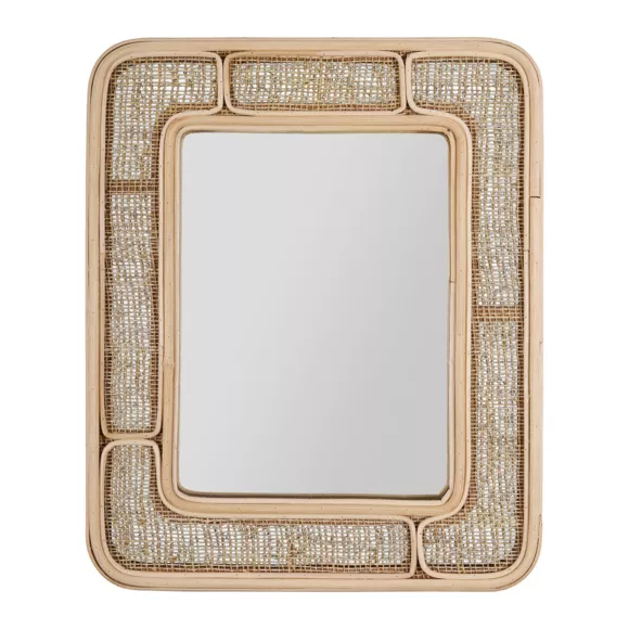 Espejo mural rectangular Dalila Beige