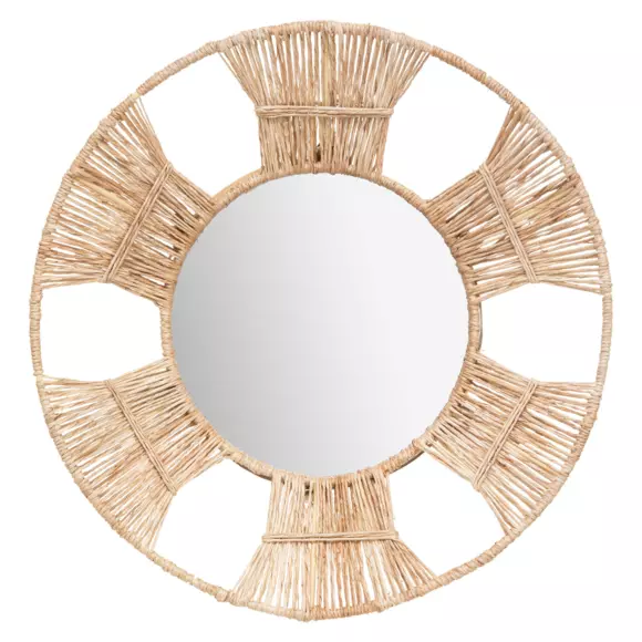 Lot de 3 miroirs Jute Laura Doré 2