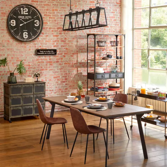 Reloj Hotel Negro 2