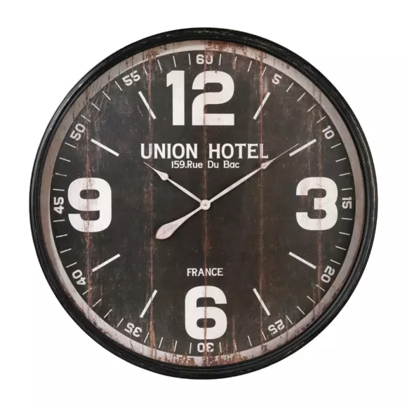 Reloj Hotel Negro 3