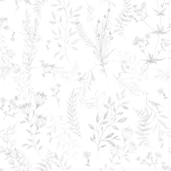 Papel pintado adhesivo (130 x 260 cm) Ofelia Gris 3