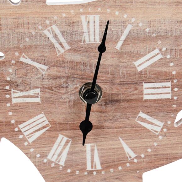 Reloj de madera Coq Beige 2