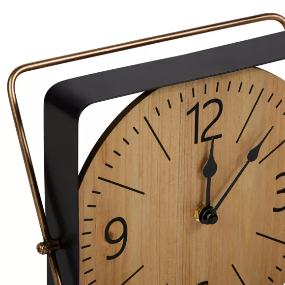 Reloj metal con poser Galway Negro 2