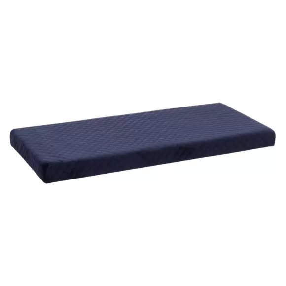 Puff doble plegable Terciopelo Azul Marino 3