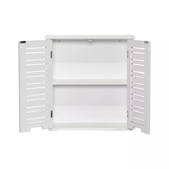Meuble haut de salle de bain Miami Blanc 2