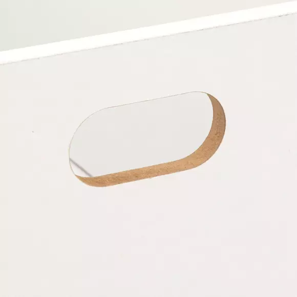 Aufbewahrungsbox (15 x 31 cm) Mano Weiß 2
