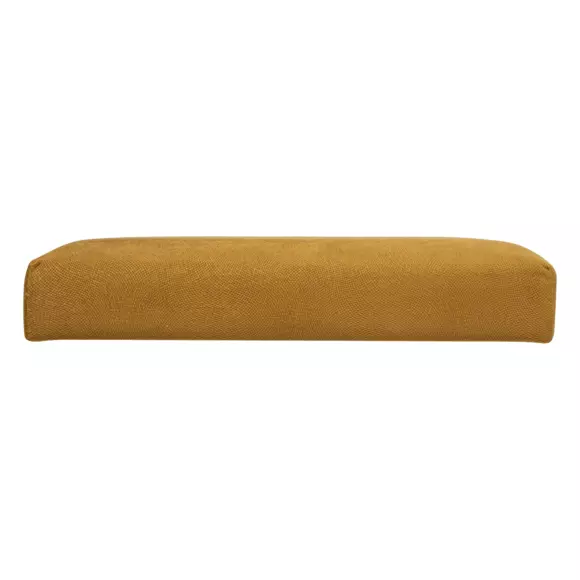 Pouf de rangement Lilou Jaune moutarde 3