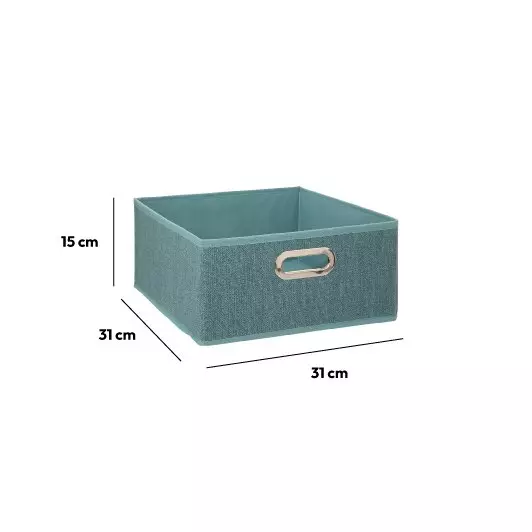 Contenitore ( 31 x 15 cm) Helena Blu perolio  3