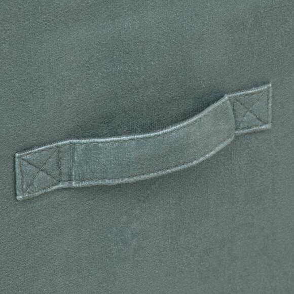 Cesta de almacenamiento (31 x 31 cm) Terciopelo caqui 2