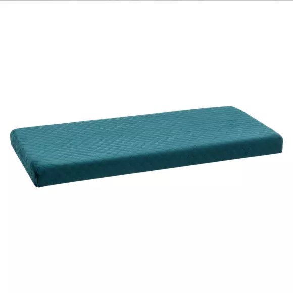 Pouf pliant double Velours Bleu 3