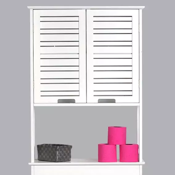 Meuble dessus WC Miami Blanc 2