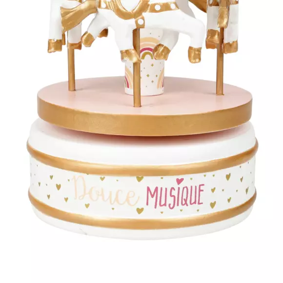 Boîte à musique Caroussel Rose 2