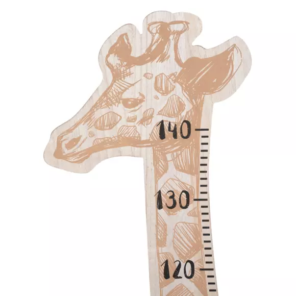 Toise murale Girafe Marron 2