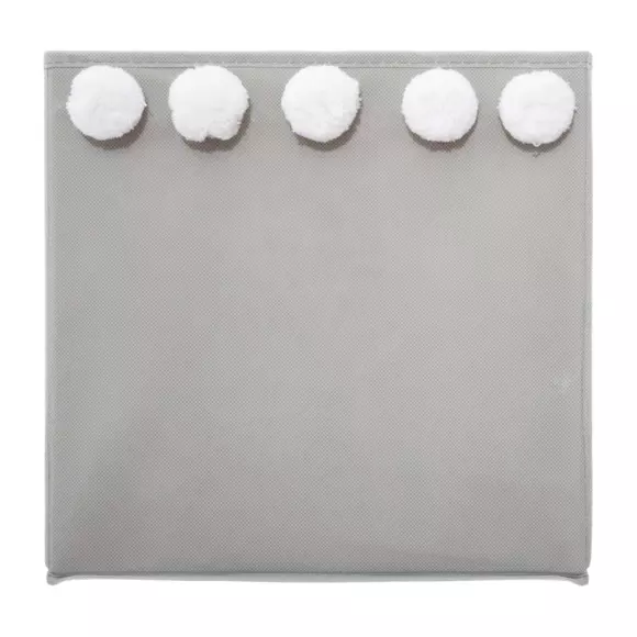 Cesto para ordenar 5 Pompones Gris 127