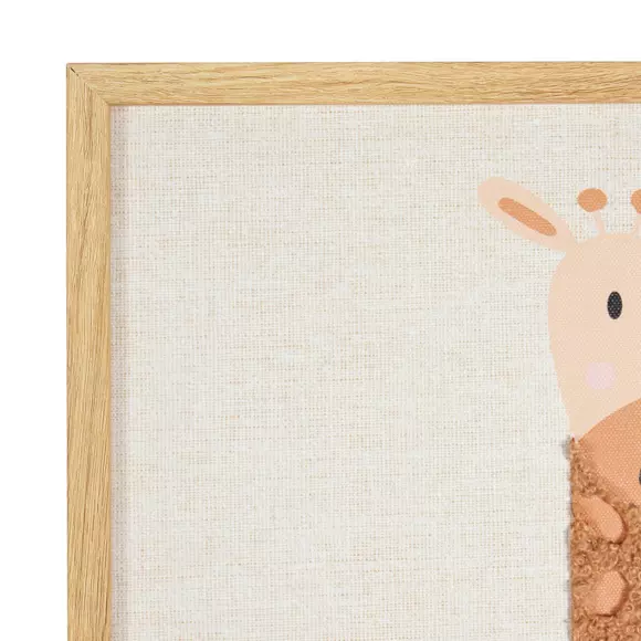 Toile murale enfant Girafe Jaune 2