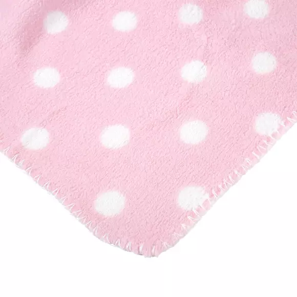 Plaid enfant doux (90 cm) et peluche Licorne Rose 3