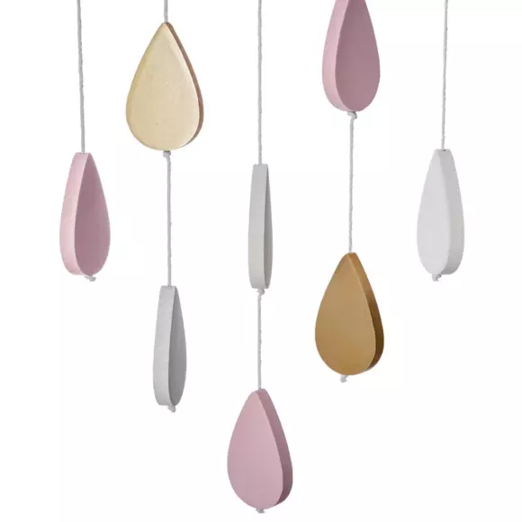 Mobile Wolke Rosa 3
