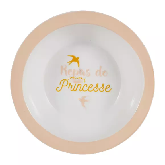 Coffret repas 5 pièces Cygne Rose