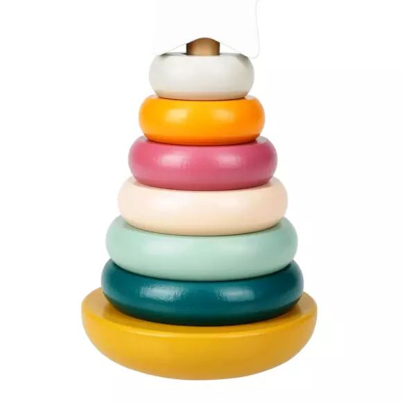 Pirámide apilable en madera Stella Multicolor 2