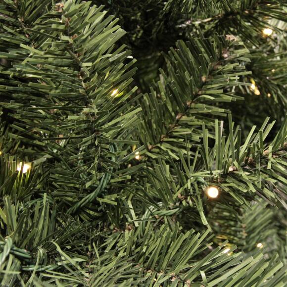 Albero di Natale artificiale illuminato Royal Alt. 150 cm Verde abete 3