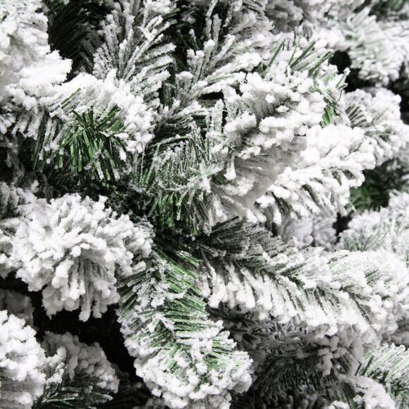 Árbol artificial de Navidad Royal Alto 210 cm Verde nevado 3